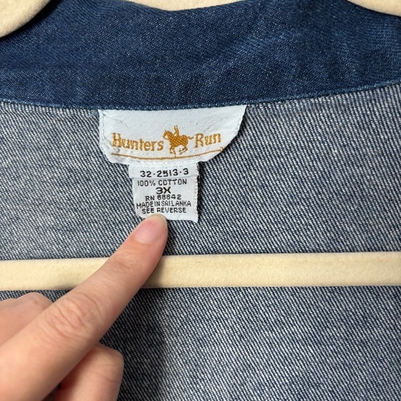 Hunters Run 3X Dark Denim Blazer One-Button Jacket - Picture 2 of 13